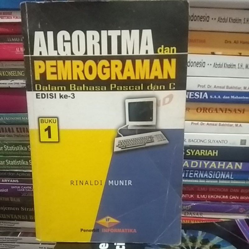 Jual Algoritma Dan Pemrograman Dalam Bahasa Pascal Dan C Edisi Ke