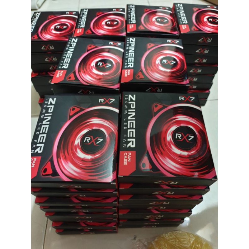 Jual FAN RGB RX7 12CM / FAN CHASING RGB / FAN CASING 12CM WHITE / CYAN ...
