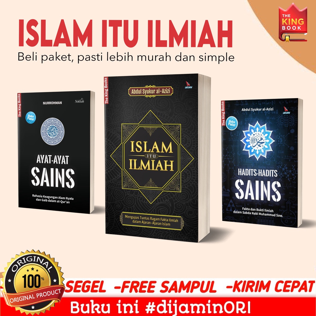 Jual Paket 3 Buku Islam Itu Ilmiah Ayat Ayat Sains Dan Hadist Hadist ...