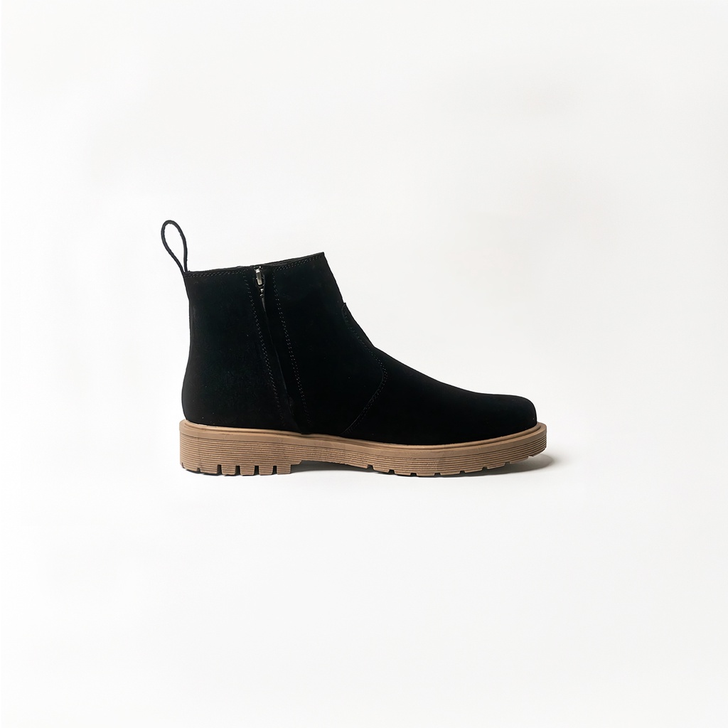 Jual Chelsea Boots Black Suede Shopee Indonesia