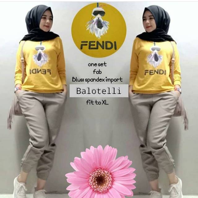 Baju store set fendi