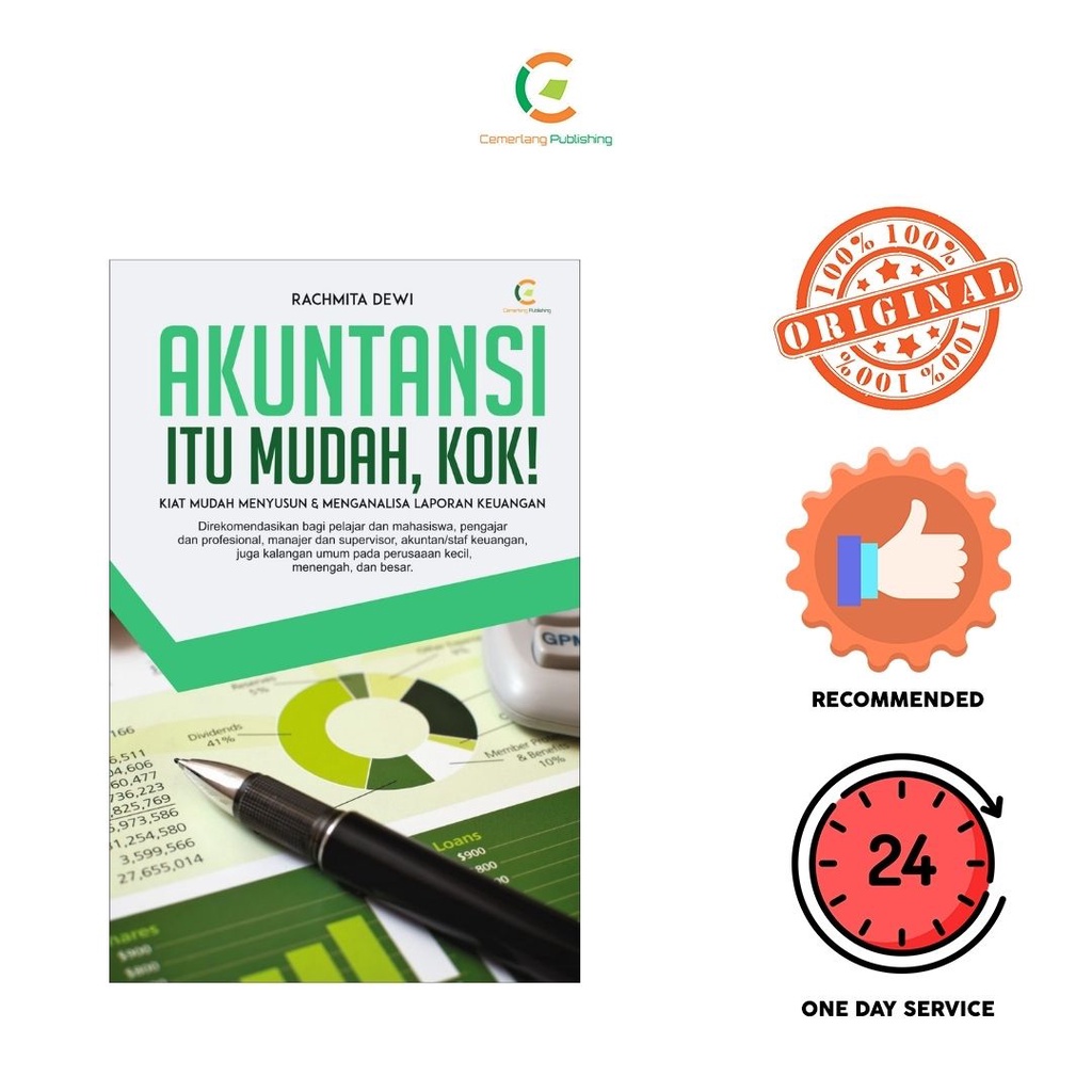 Jual BUKU AKUNTANSI - BUKU Akuntansi Itu Mudah, Kok! - Recommended