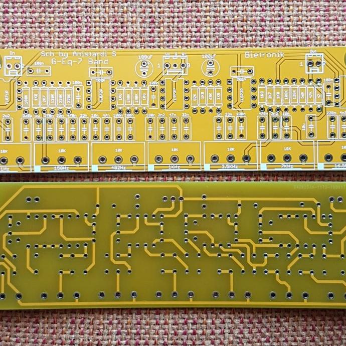 Jual ^%^%^%^%] PCB EQUALIZER 7 BAND Dual OpAmp | Shopee Indonesia