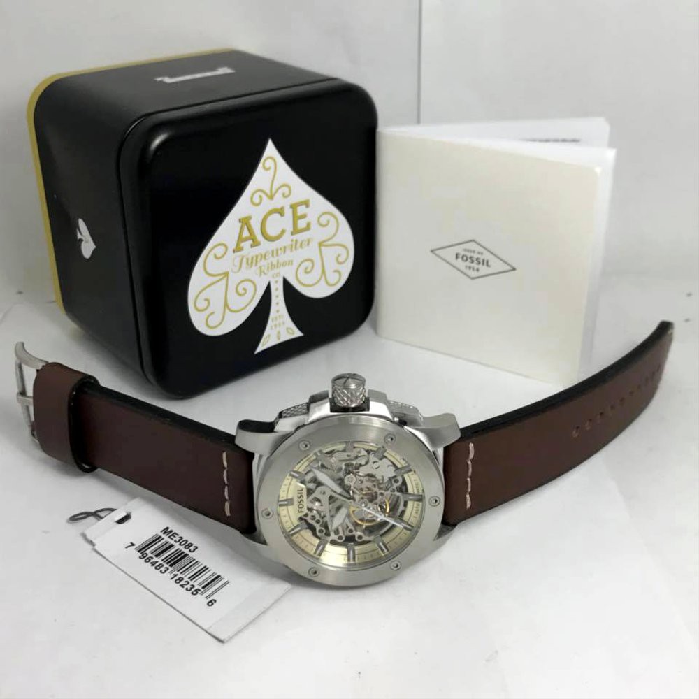 Jual FOSSIL ME3083 fullset tinbox ORIGINAL | Shopee Indonesia
