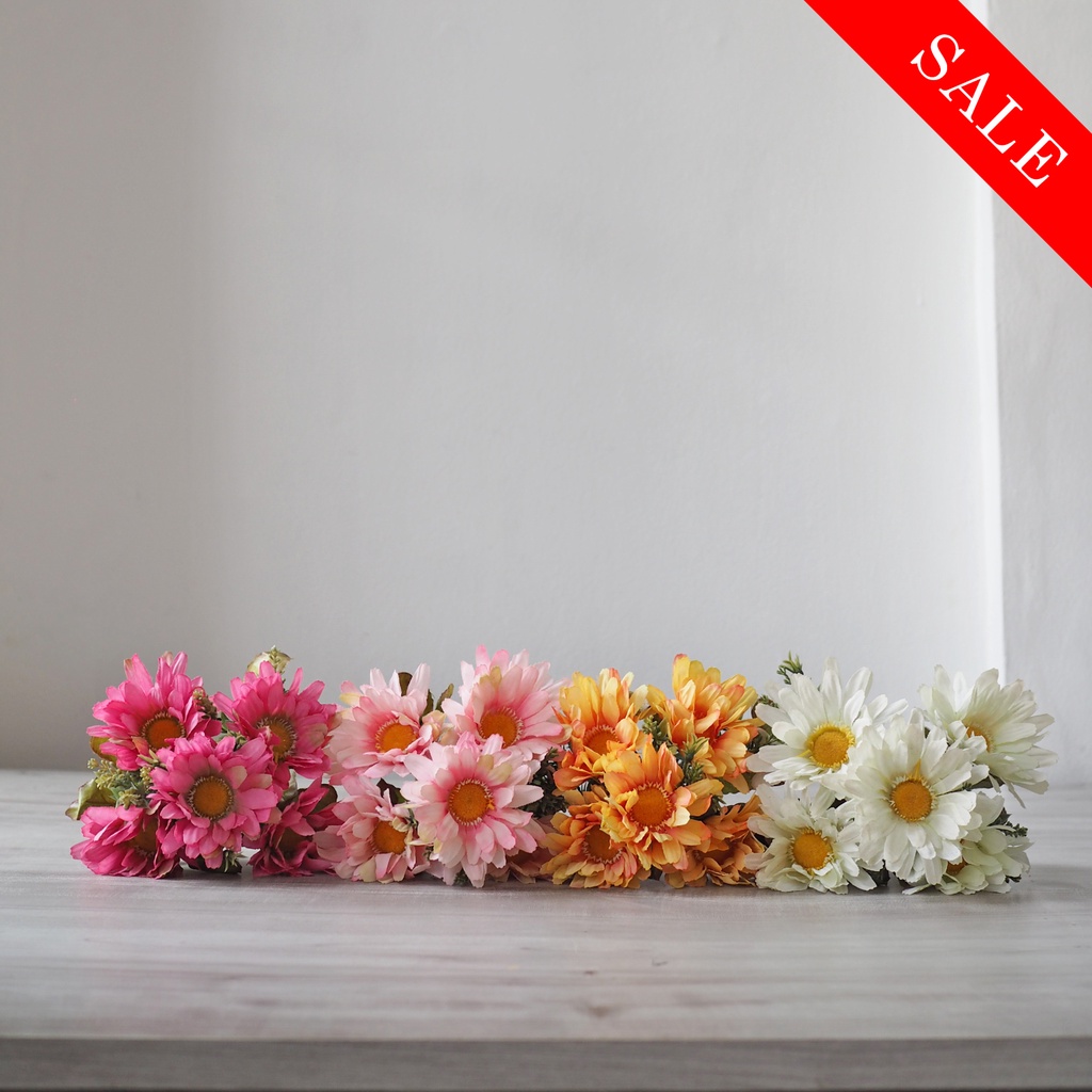 Jual Bunga Artificial Aster Daisy Medium Group (B19130) Shopee Indonesia