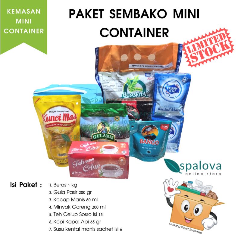 Jual PAKET SEMBAKO MINI CONTAINER | Shopee Indonesia