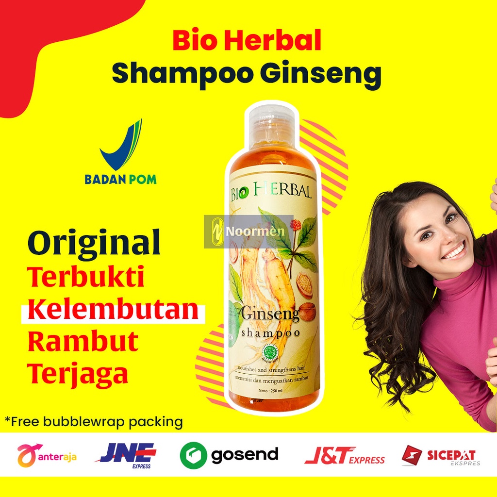 Jual Penumbuh Rambut Dengan Bio Herbal Shampo Ginseng Original | Shopee ...