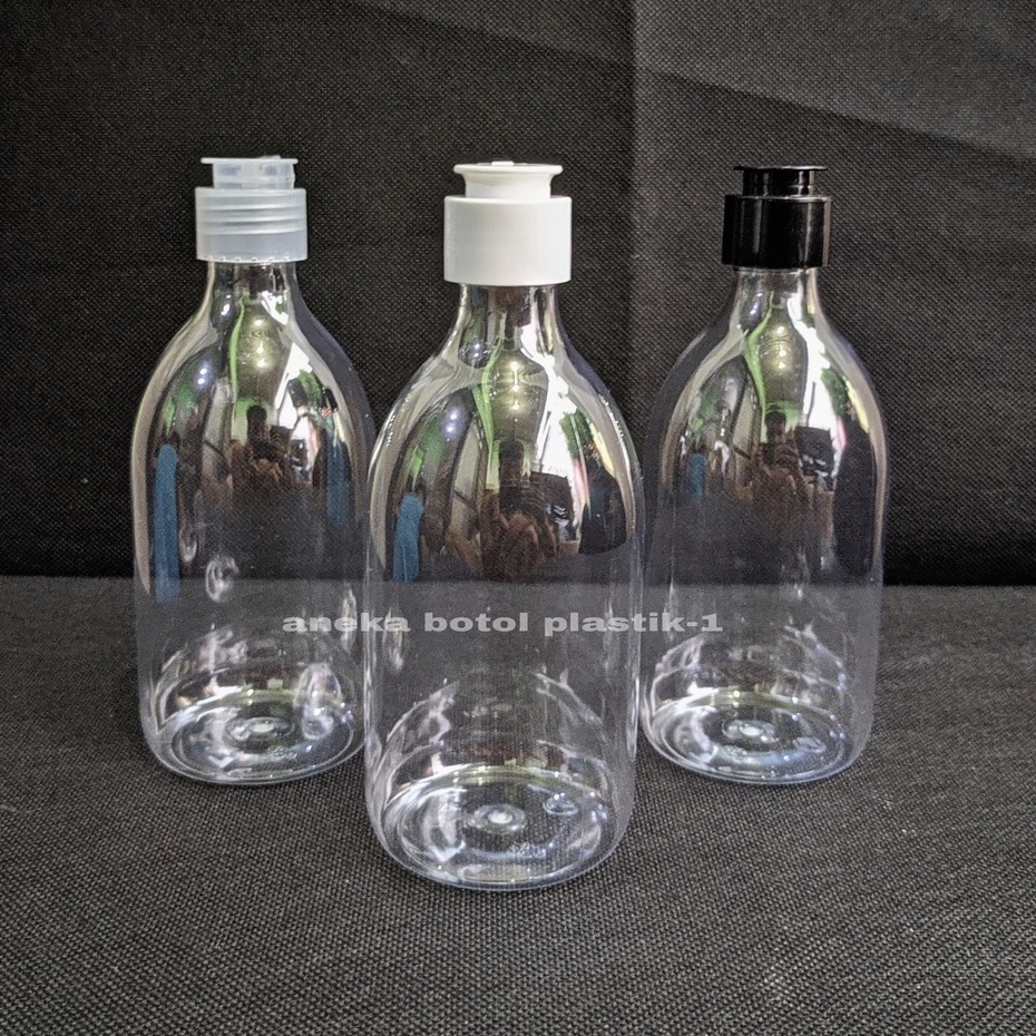 Jual Botol Pet 300ml Bening Scarlet Fliptop Model Jamur Neck 24 ...