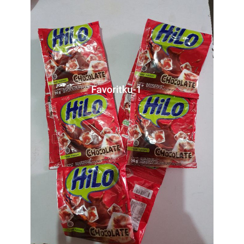 Jual HILO Susu Tinggi Kalsium Chocolate 14 gr.1 Renteng Isi 10 Sachet ...