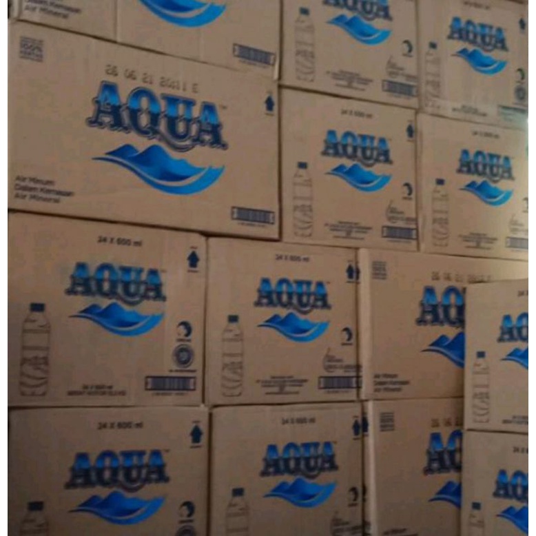 Jual Aqua Botol 600ml Shopee Indonesia 2345