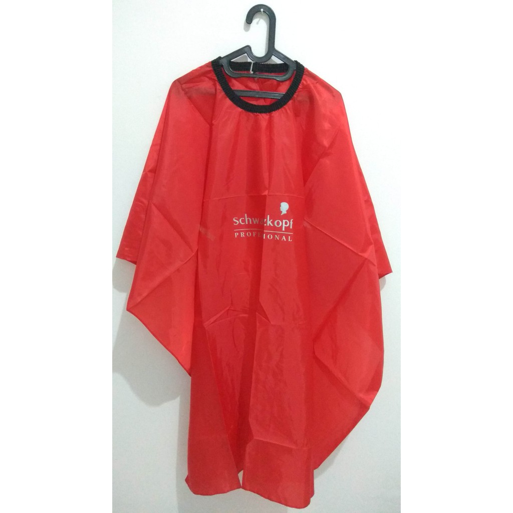 Jual Kip Cape Rambut Jubah Kain Penutup Pangkas Rambut - Merah ...