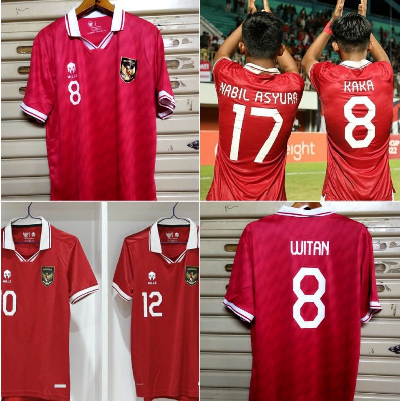 Jual JERSEY BAJU BOLA TIMNAS INDONESIA HOME 2022/2023 GRADE ORI ...