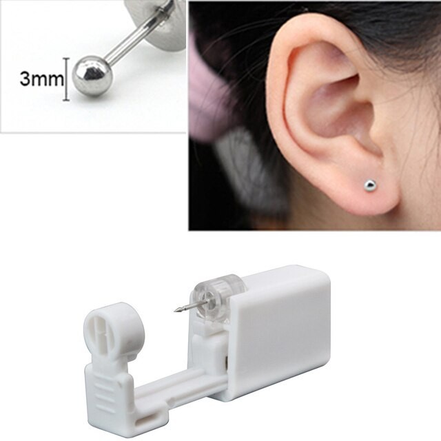Jual Alat Tindik Telinga Kuping Hidung Piercing Steril Tidak sakit ...