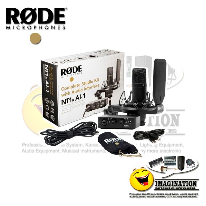 Jual Rode Complete Studio Kit with NT1 Microphone and AI-1 Audio ...