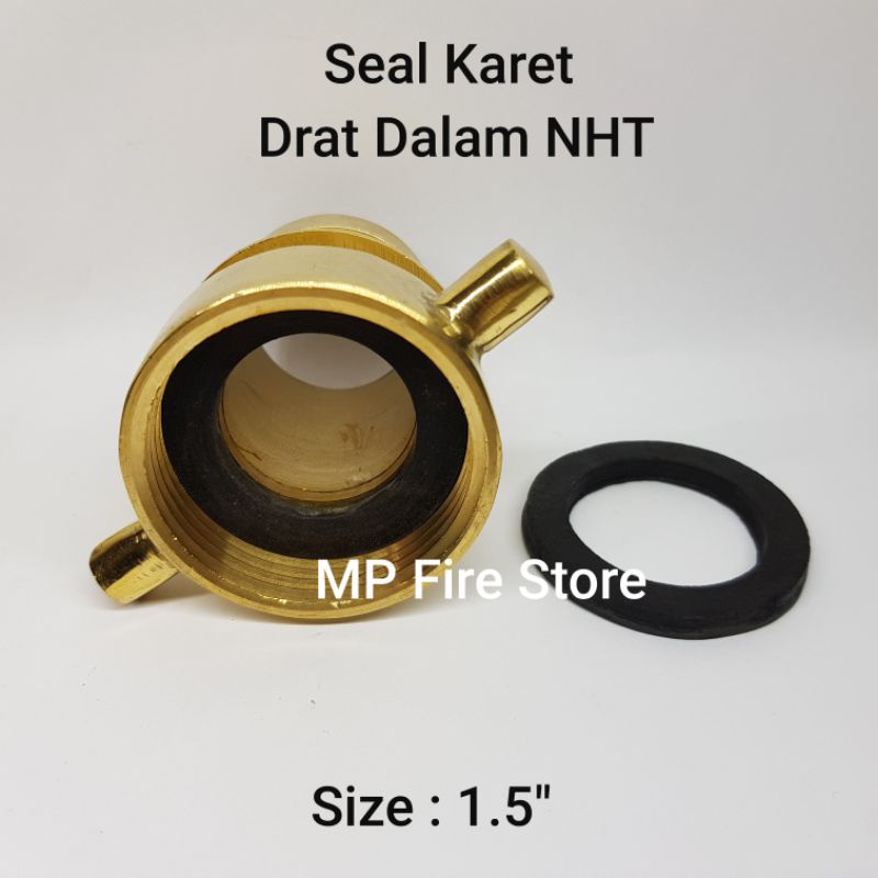 Jual SEAL KARET DALAM Untuk COUPLING ADAPTOR PEMADAM 1.5 Inch DRAT ULIR ...