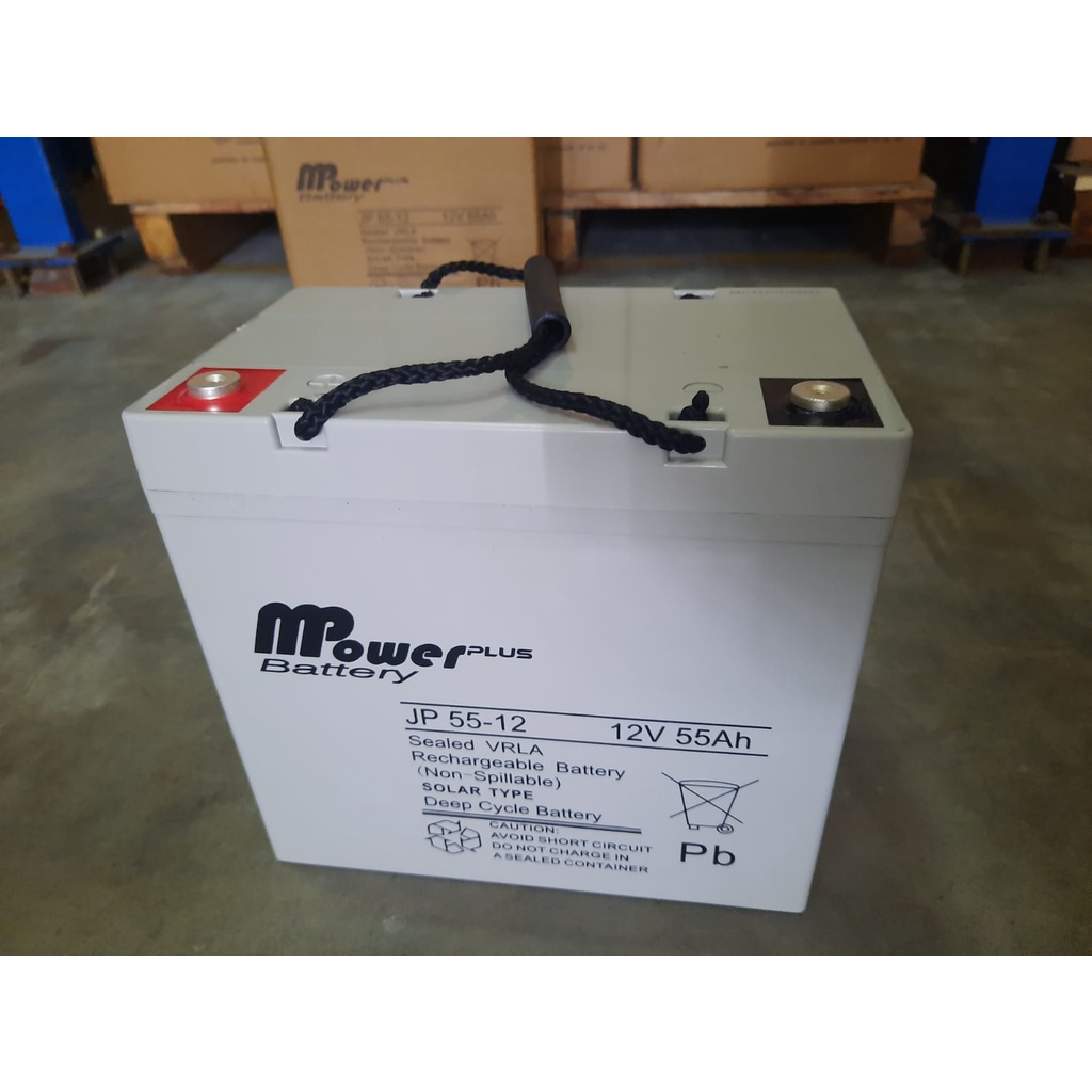 Jual Battery / VRLA / aki kering / baterai MPower JP55-12 (55 Ah 12