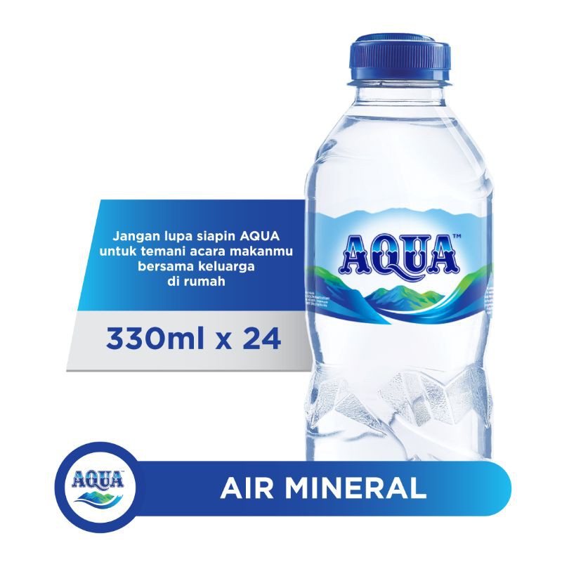 Jual Aqua 330 330ml Air Minum Kemasan Botol Kecil Mini Shopee Indonesia 8109