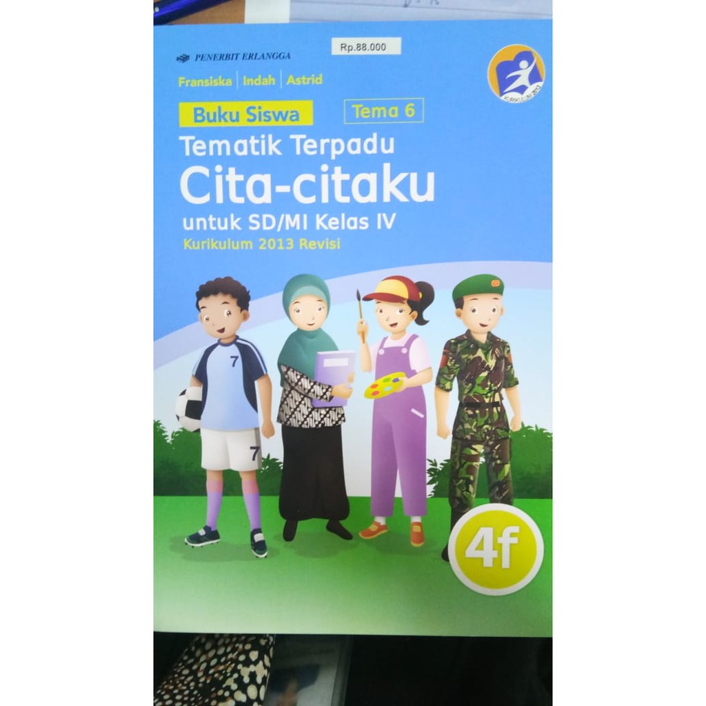 Jual NEW & ORI BUKU SISWA TEMATIK TERPADU SD KELAS 4F CITA-CITAKU K13N ...