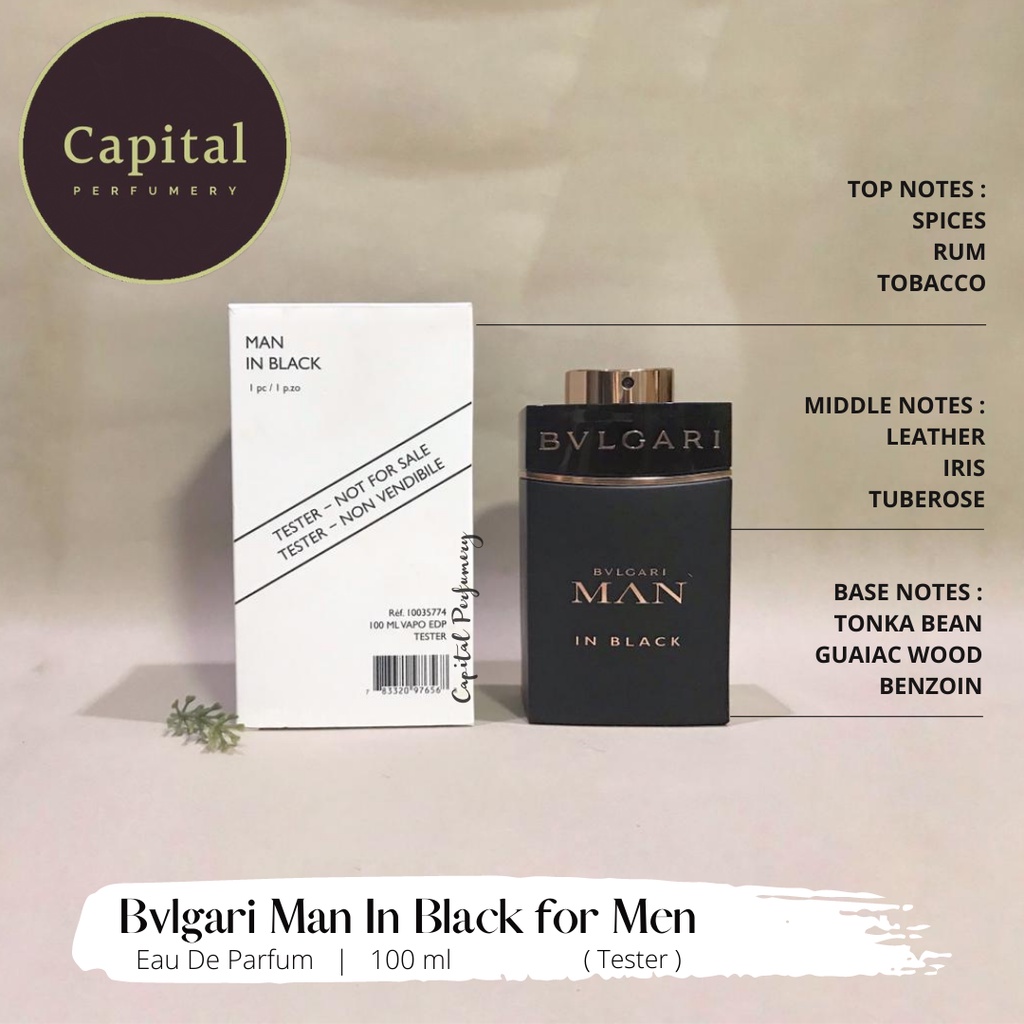 Jual bvlgari man in cheap black