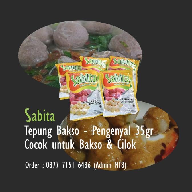 Jual Tepung Bakso Merk Sabita 35gr Per Dus Shopee Indonesia