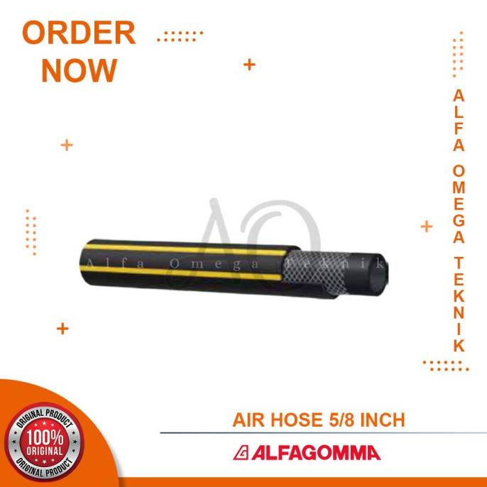 Jual ALFAGOMMA 185AA SELANG KOMPRESOR ANGIN 5/8 INCH AIR HOSE 20 BAR 5/ ...