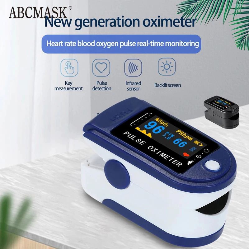 Jual Alat Pengukur Detak Jantung Kadar Oksigen Fingertip Pulse Oximeter