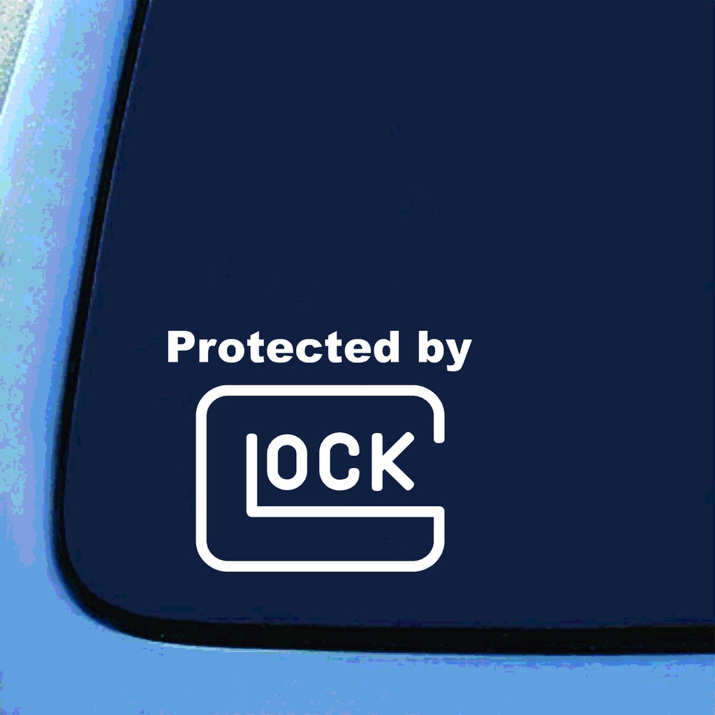 Glock deals car decal