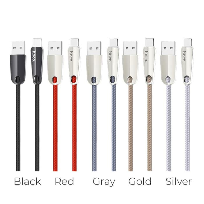 Jual Hoco U35 Space Shuttle Smart Power Off Micro Charging Data Cable Shopee Indonesia 4142