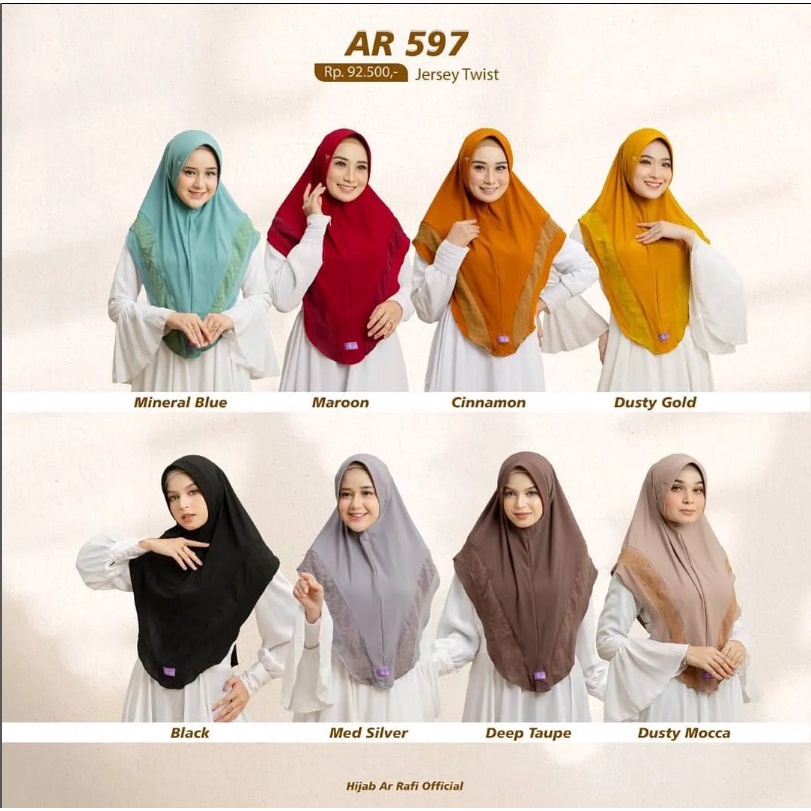 Jual AR 597 || HIJAB AR RAFI OFFICIAL PUSAT | Shopee Indonesia