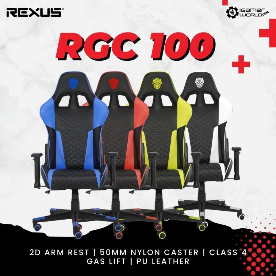 Jual Rexus RGC 100 Gaming Chair | Shopee Indonesia