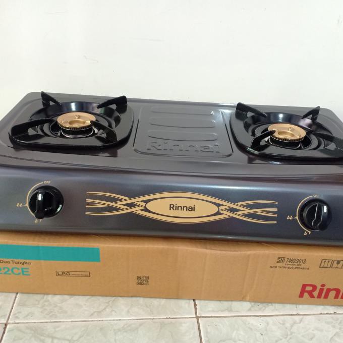 Jual Rinnai Kompor Gas 2 Tungku Ri-522Ce Delapanstore | Shopee Indonesia