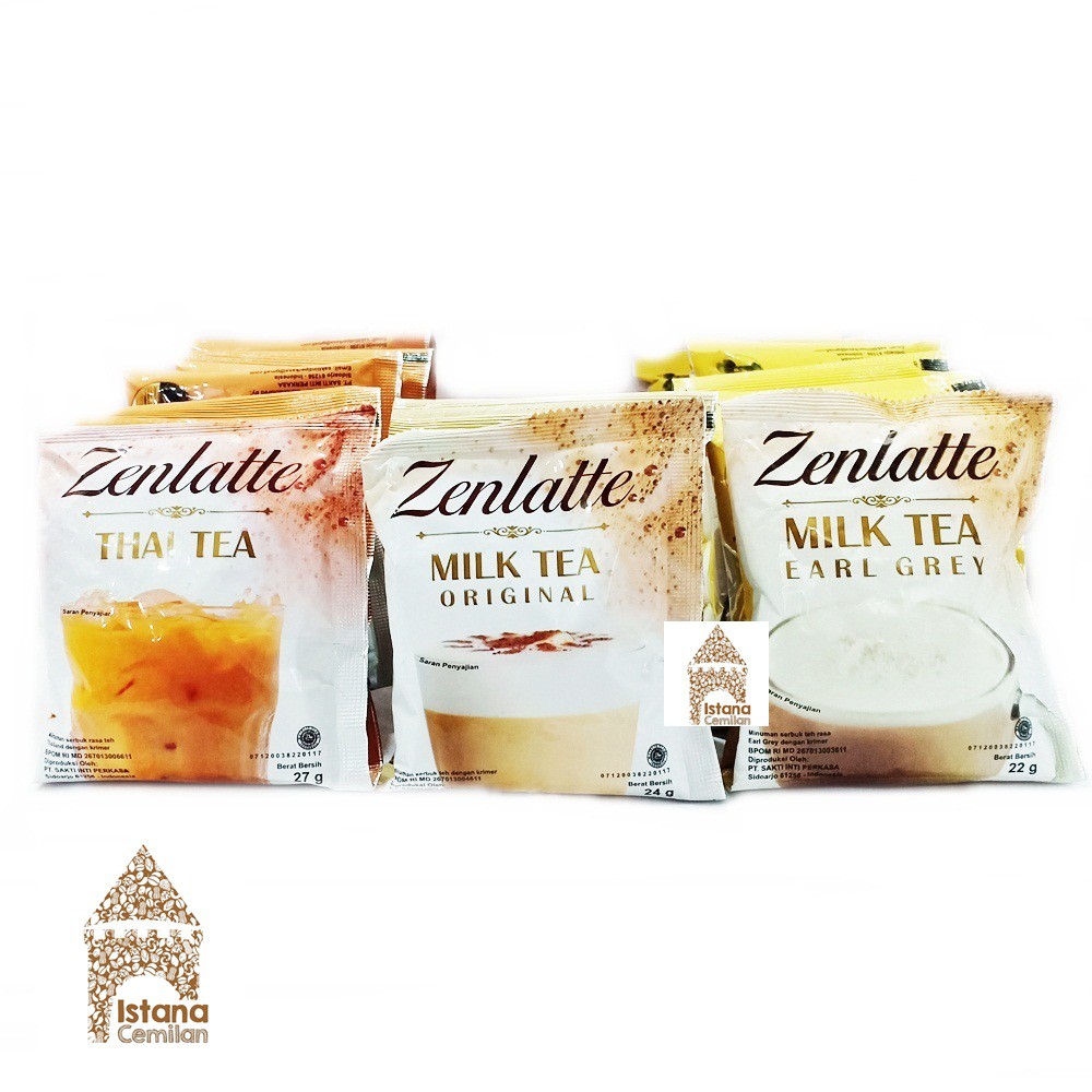 Jual Zenlatte / Zen Latte Thai Tea / Matcha / Milk Tea Original / Earl ...