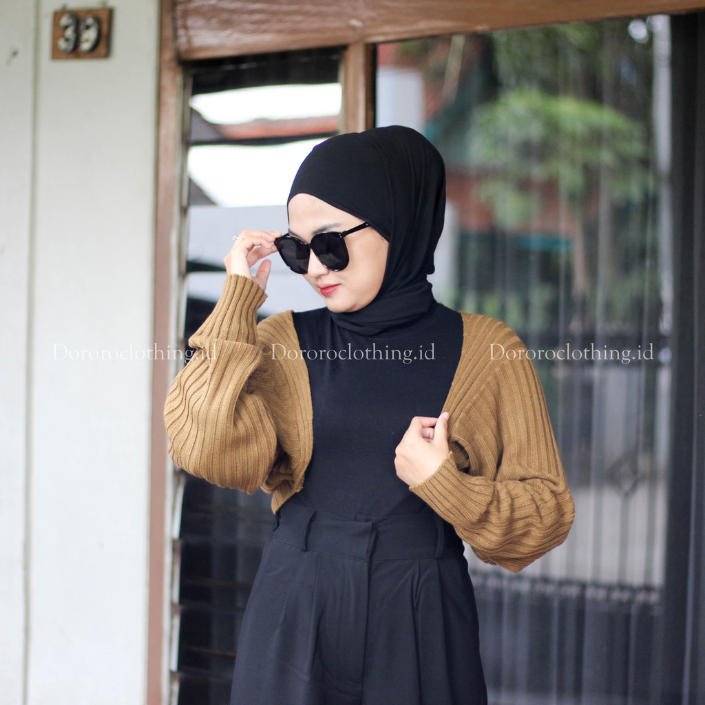 Jual Bolero Rajut Wanita Bolero Liam Oversize Crop Cardigan Wanita ...
