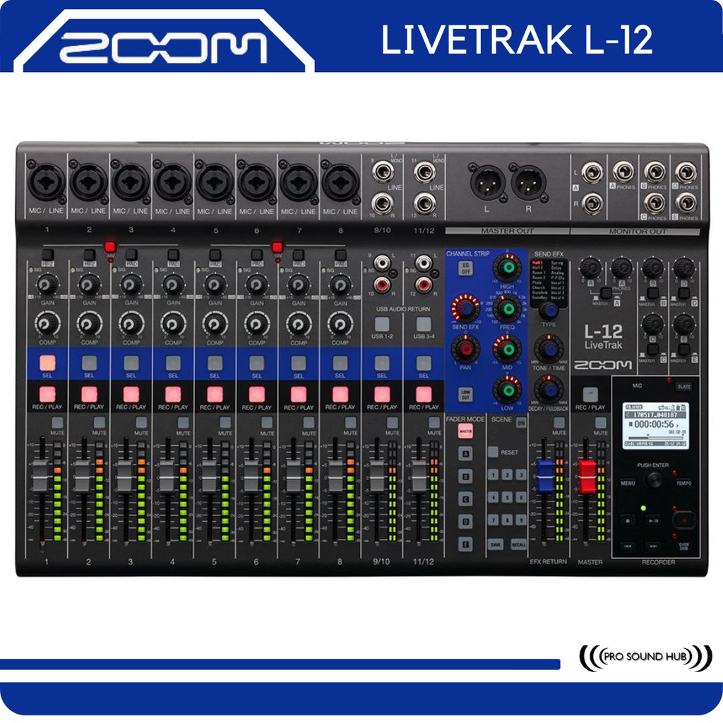 Jual Zoom LiveTrak L-12 LiveTrack Live Track L12 Mixer Digital USB