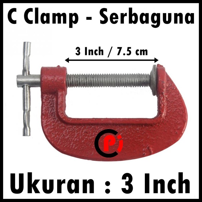 Jual Penjepit Kayu C Clamp Catok Besi Woodworking Carpentry Ukuran Inch Shopee Indonesia