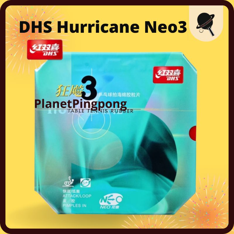 DH Hurricane 3 NEO Provincial Blue ponge DH Blue ponge Table Tenni Rubber Pip-In Original