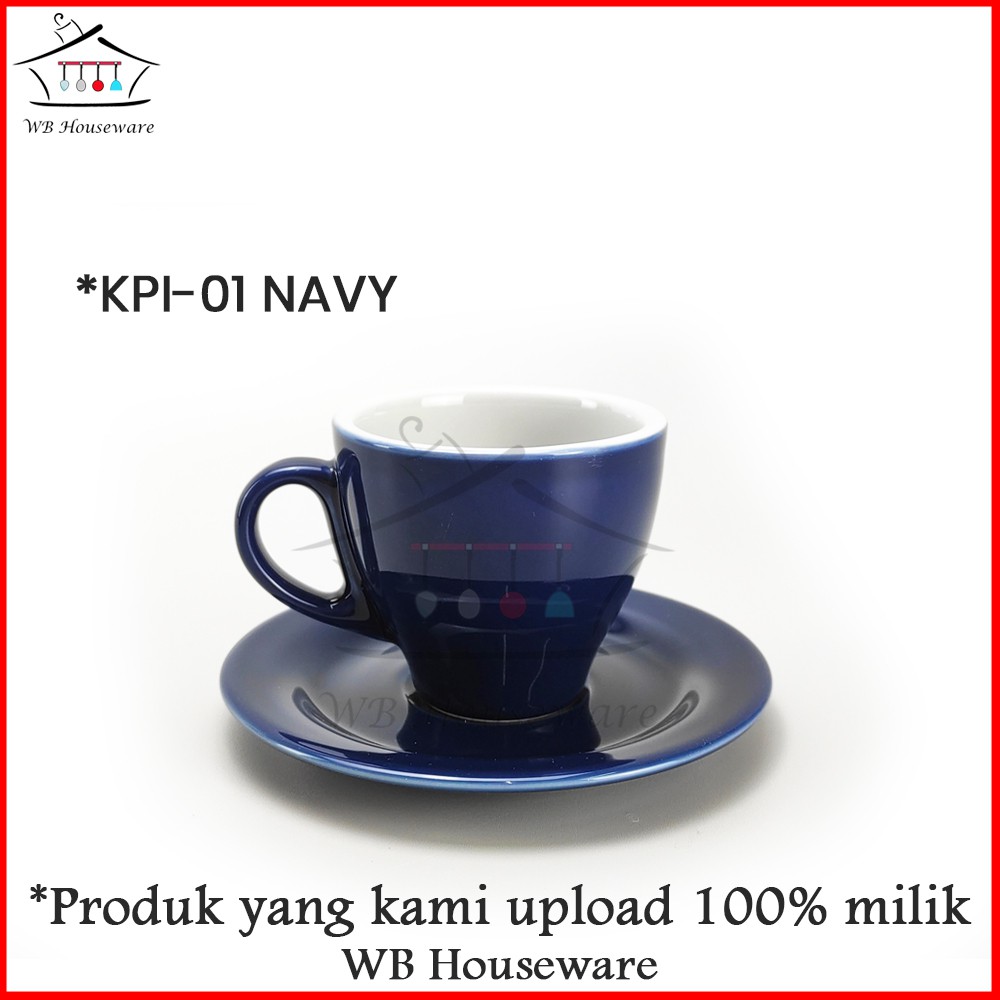 Jual 1 Pasang Cangkir Kopi 200ml Warna Kopin Kpi 01 Cappucino Set Cup And Saucer Two Tone 7564