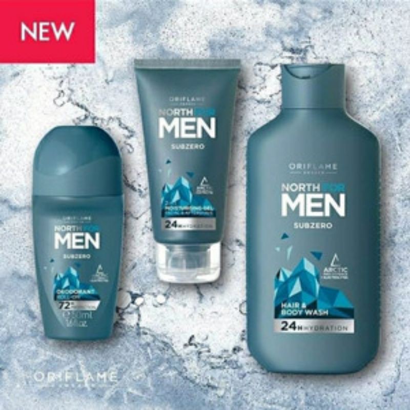 Jual North for Men Subzero Deodorant Roll On / North for Men Subzero 2 ...