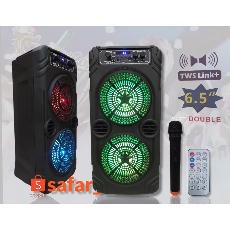 Jual Speaker Bluetooth Jinlong Jl 1878 65 Inchi Double Speaker Dengan