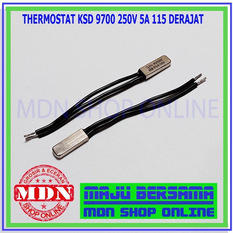 Jual Thermostat KSD9700 130 Derajat 250v 5A Sensor Suhu Temperatur ...