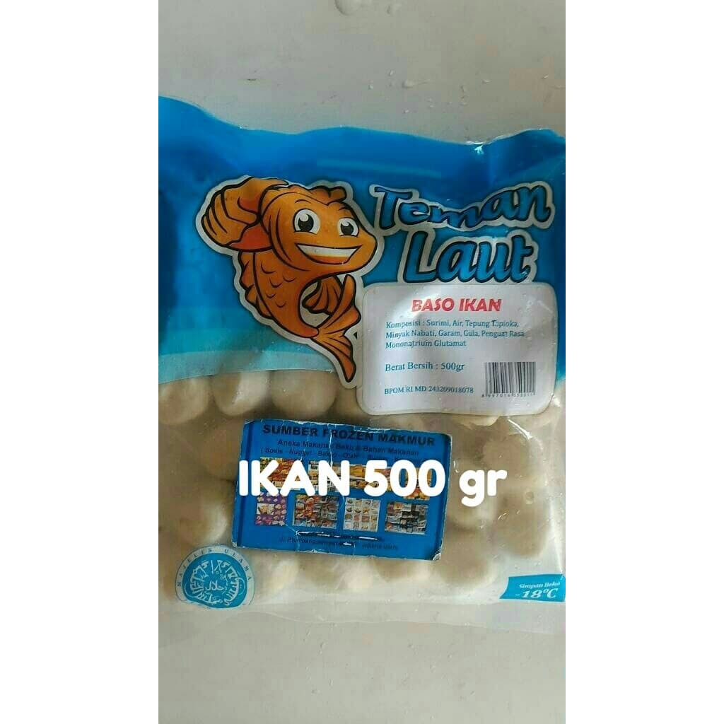 Jual 40 Bakso Ikan 500gr Teman Laut Shopee Indonesia