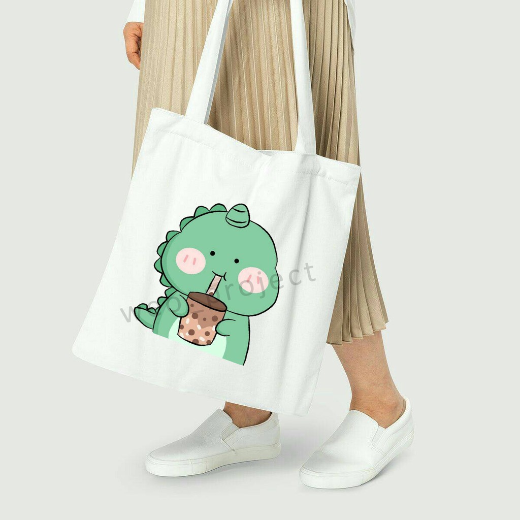 Tote bag kanvas shopee shop