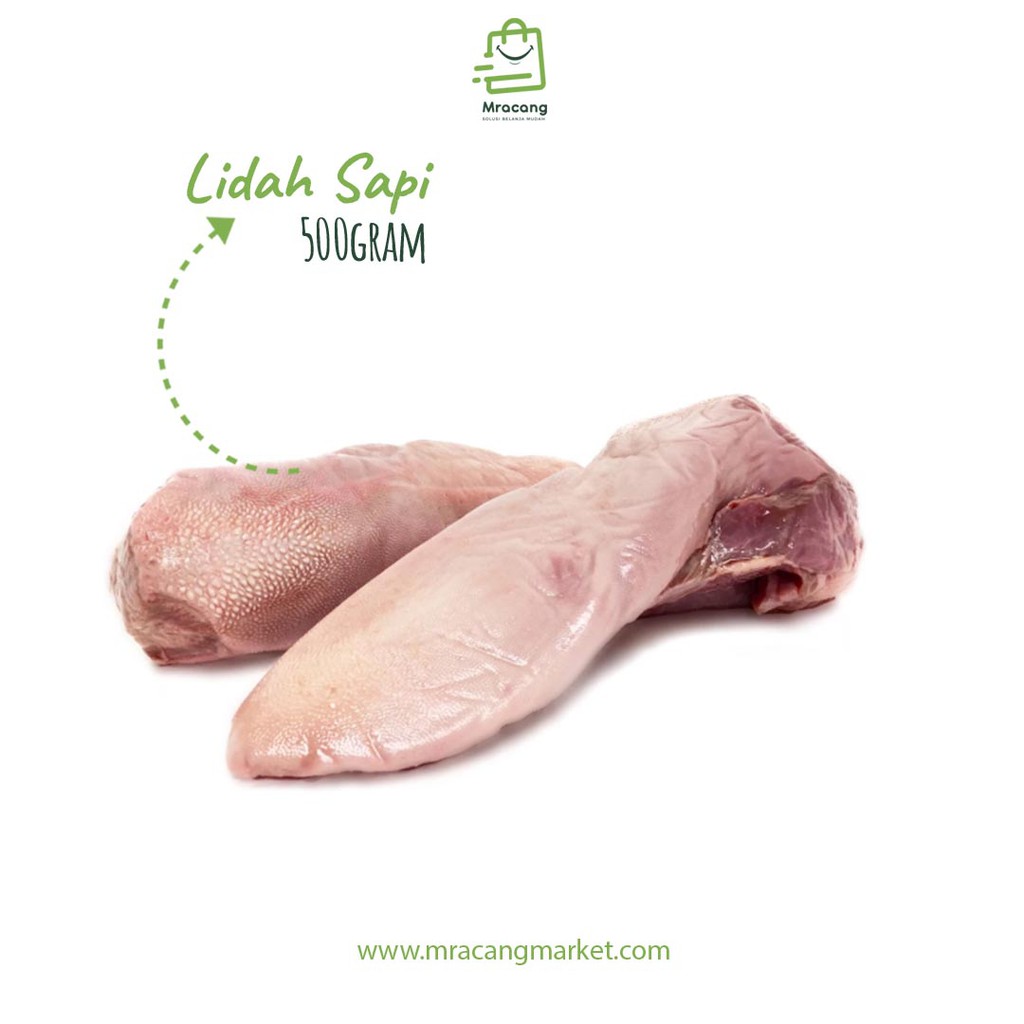 Jual Lidah Sapi Lokal - Berat 500gr | Shopee Indonesia