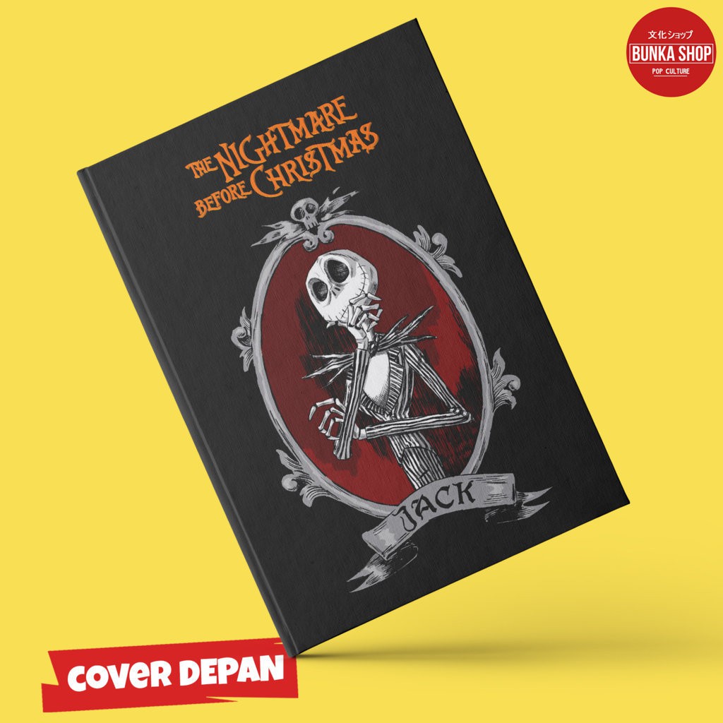 The Nightmare Before Christmas Carnet A5 Jack Skellington - Agenda Effrayant Avec Spirales