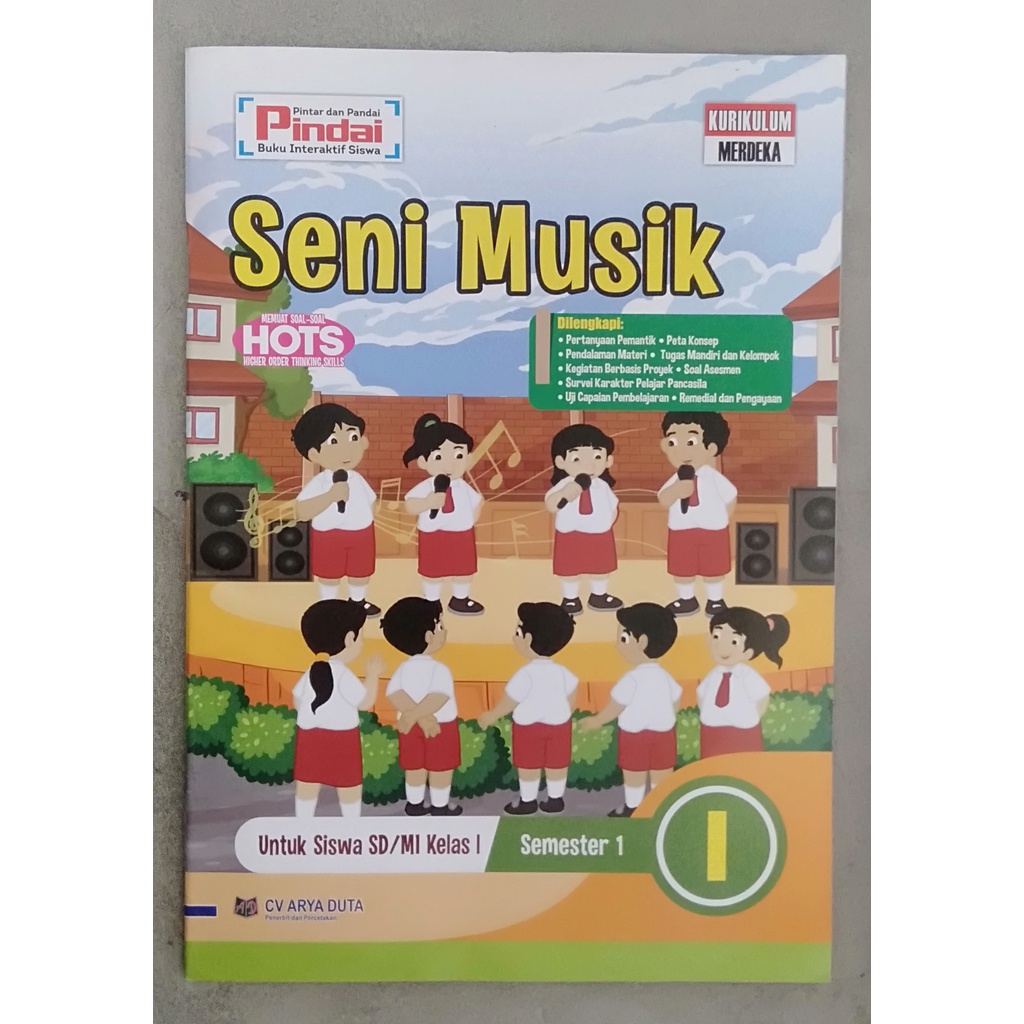 Jual LKS Kurikulum Merdeka - Seni Musik Untuk Kelas 1 Semester 1 SD ...