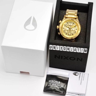 【美品】NIXON（ニクソン）BASE ALL GOLD