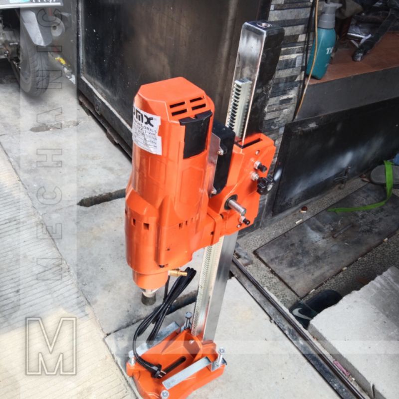 Jual Mesin Bor Coring DMX 200mm Diamond Core Drill Machine 8