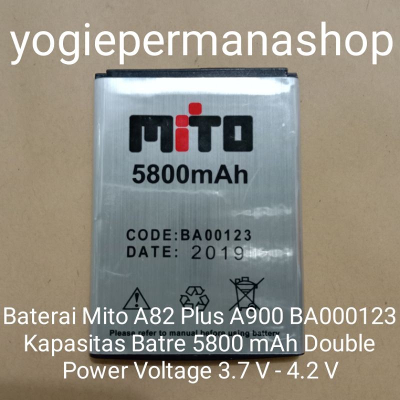 Jual BATRE BATREI BATERAI BATTERY MITO A82 A 82 PLUS A82+ A82 ...