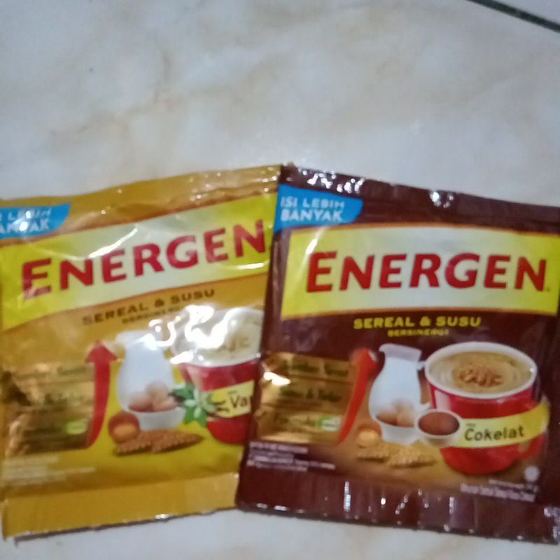 Jual ENERGEN SUSU CEREAL ALL VARIAN ISI 10 SACHET Shopee Indonesia