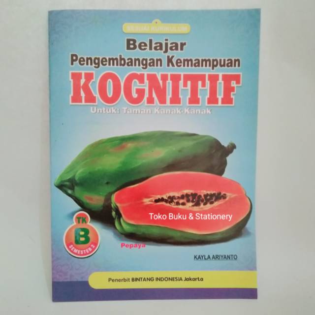 Jual Belajar Pengembangan Kemampuan KOGNITIF TK B Semester 2 | Shopee ...